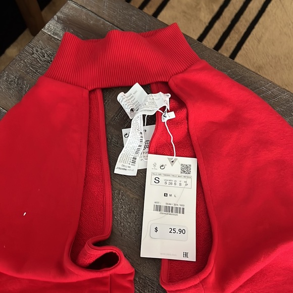 Zara Tops Zara Mock Neck Arms Warmers Poshmark